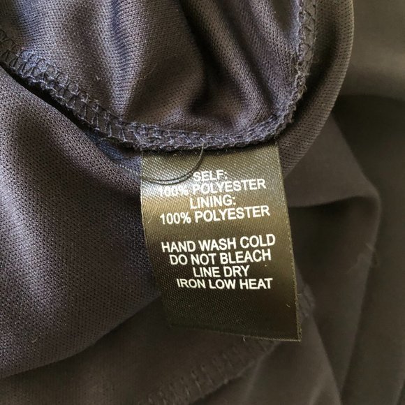 Lulus All Mine Navy Blue Floral Print High-Low Wrap Dress size M bridesmaid - Picture 8 of 13